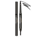 Gentlehomme Mens Eyebrow Pencil Black, Easily Shape Define Fill Eyebrows and Beard, 2 in 1 brush and ultrathin pencil, Waterproof Smudge Proof Sweatp