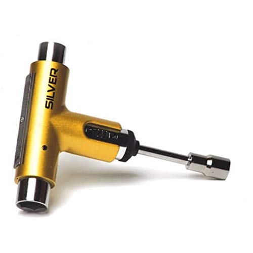 Silver Trucks Gold Metallic MultiPurpose Skate Tool