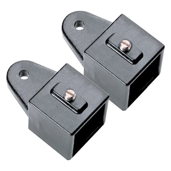 SEACHOICE External Eye End for Square Tubes, Nylon, Black