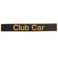Driveup Name Plate,Black Gold Decal for Club Car Precedent Golf Cart15.74inch2.24inch Emblem