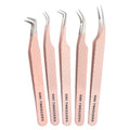 Fiber Tip Lash Tweezers For Eyelash Extension Tweezers Professional