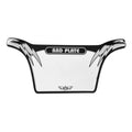 SE BIKES Number Plate Rad Black/Silver  4389