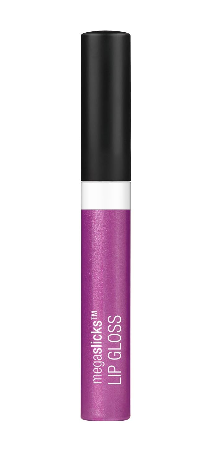 wet n wild Lip Gloss MegaSlicks, Purple Berried Treasure | High Glossy Lip Makeup