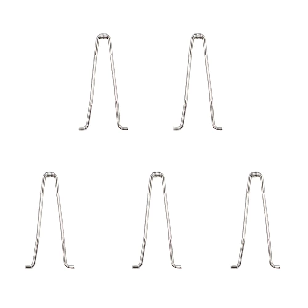 TorSor 5 Pack Toenail Clippers Spring Toe Nail Trimmer Torsion Springs Replacement Snap Shrapnel Clip Universal Manicure Pedicure Nail Cutter Clippers