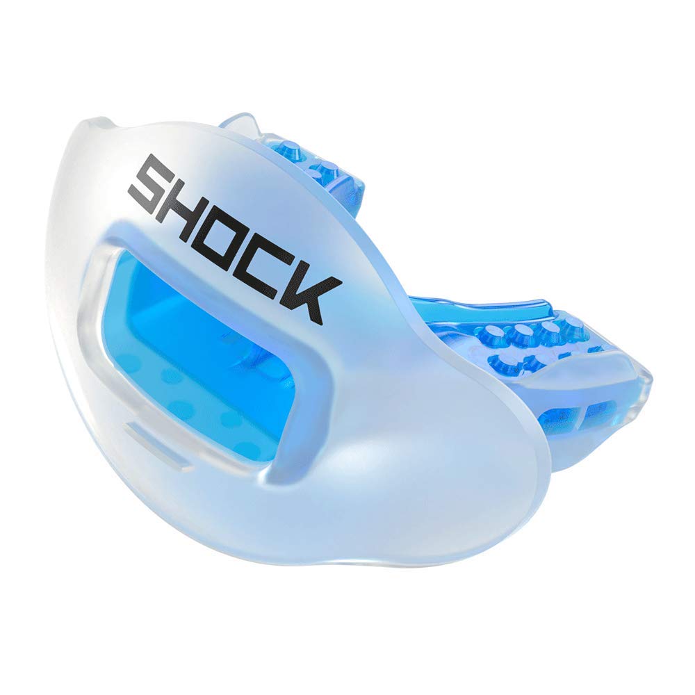 Shock Doctor Max Airflow 2.0 Lip Guard / Mouth Guard for Football 3500. For Youth and Adults OSFA. Breathable Wide Opening Mouthpiece. Helmet Strap In