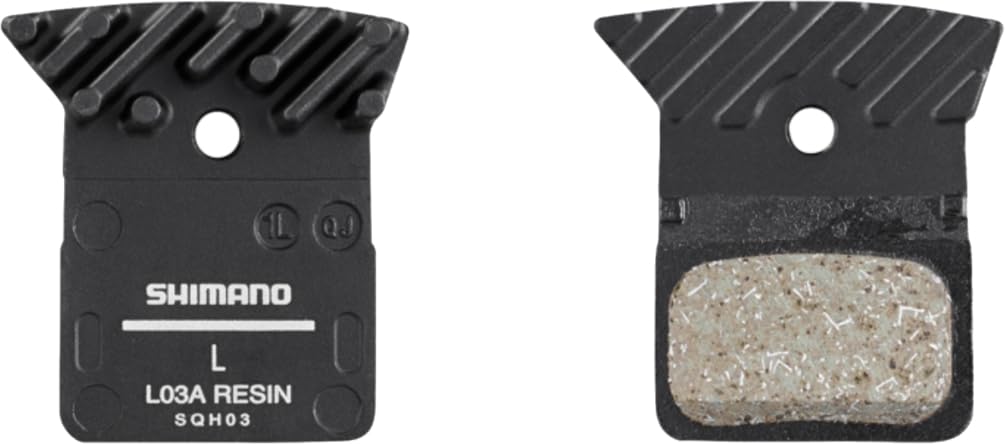 SHIMANO L05ARF Resin DISC PAD FINNED Alloy Back Plate ONE Pair