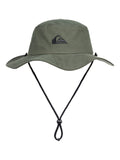 Quiksilver Mens Bushmaster Sun Protection Floppy Visor Bucket Hat, Thyme, XXL