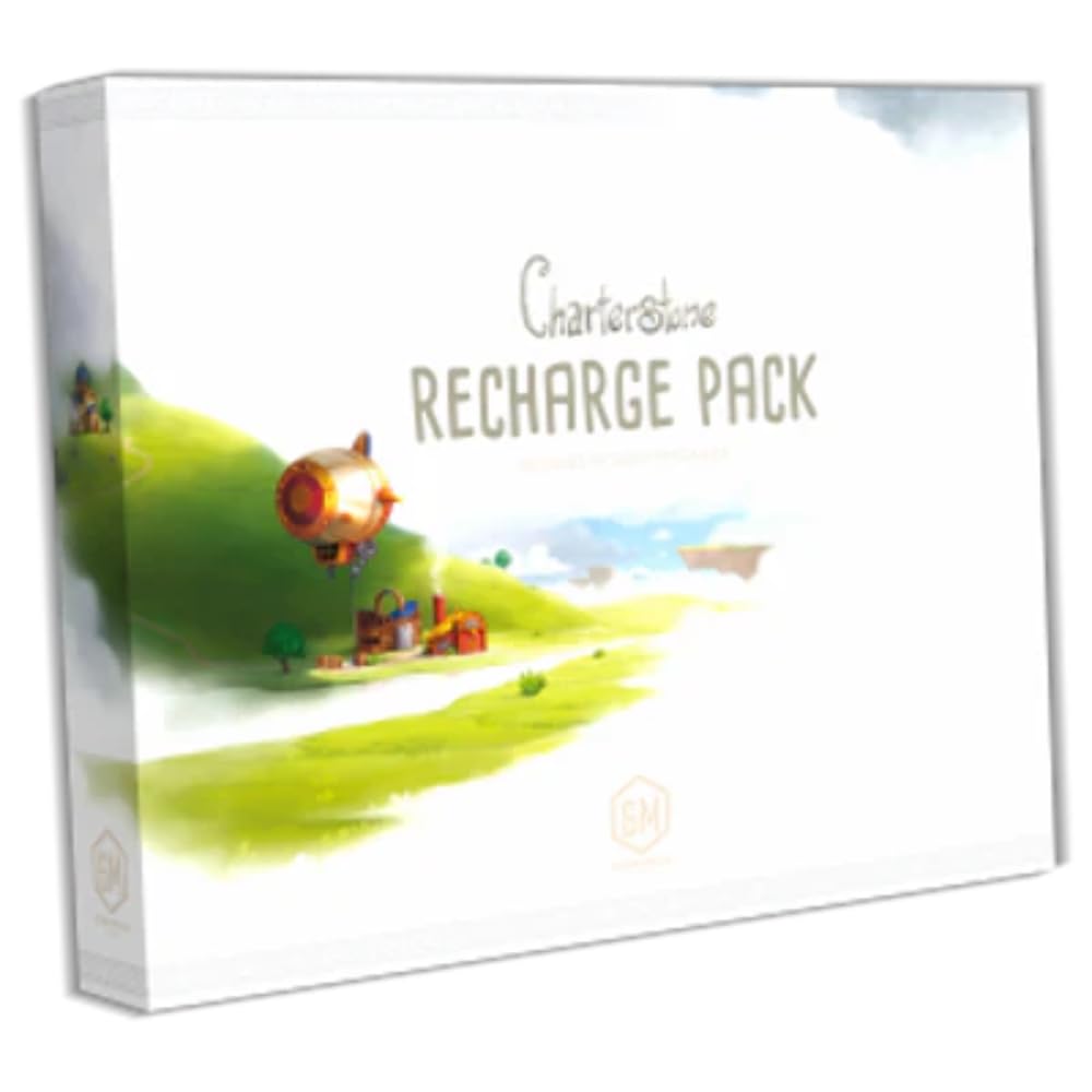Stonemaier Games: Charterstone: Recharge Pack | Add to Charterstone to Play Through The Campaign Again | A Competitive Legacy VillageBuilding Board G