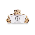 TELETIES  Large Hair Clip  Strong Grip, Bendable Teeth, Comfortable Curved Design  Ideal for Thick Hair  For All Hair Textures  Blonde Tortoise