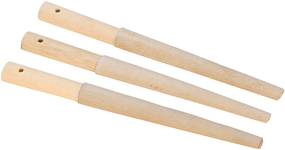 Chamois Half Round Buff Stick, Pack of 3 | BUF749.03