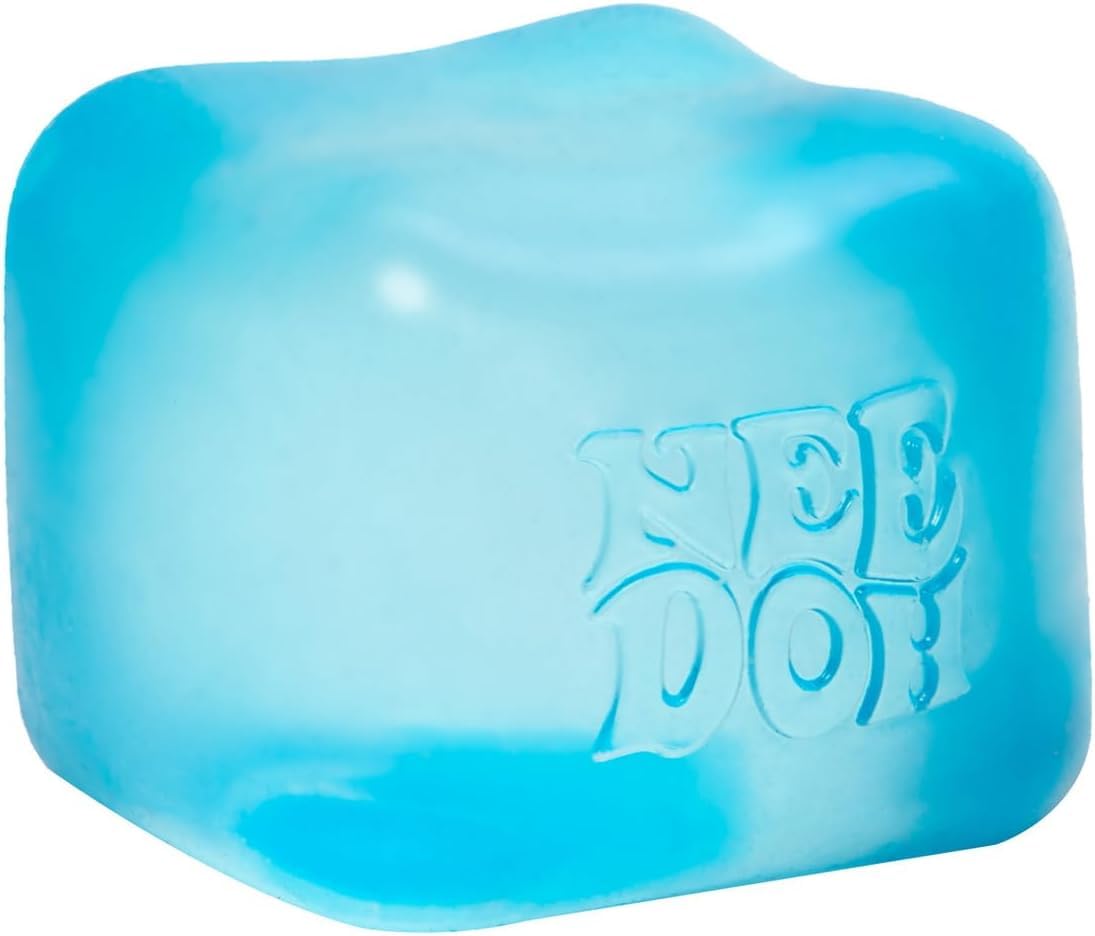 Schylling NeeDoh Nice Cube Sensory Squeeze Toy with Super Solid Squish  2.25inch Cube