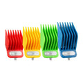 Extra Long Clipper Guards Set fit for Andis Master, Oster Fast Feed, Andis AAC1, GC, LCL, ML, PM1, PM2,PM4, RCAC,RS1,US1, Size: #10, 12, 14, 16 