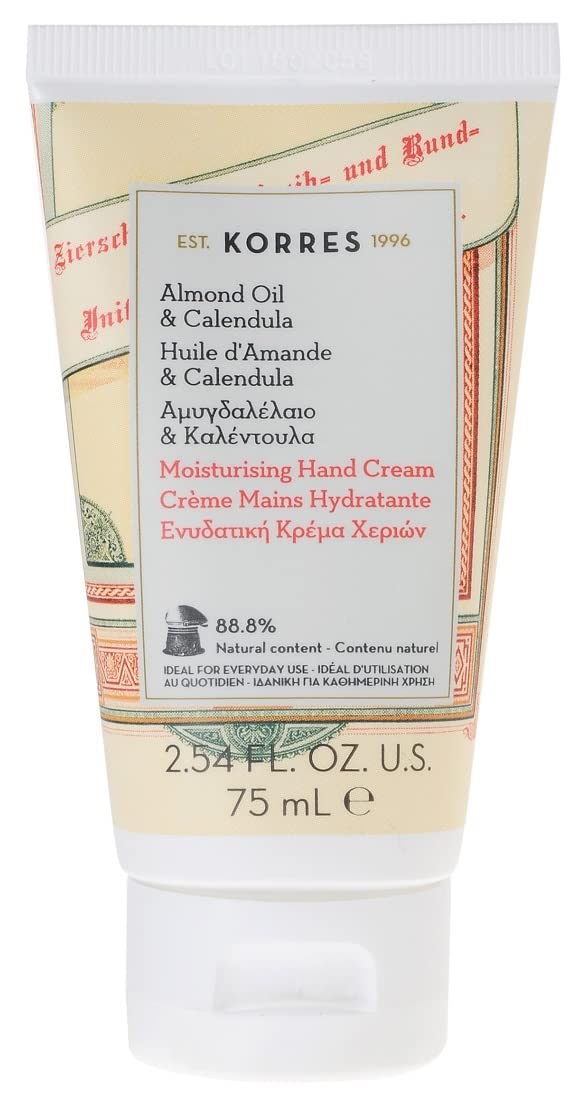 Korres Almond Oil & Calendula Moisturizing Hand Cream,