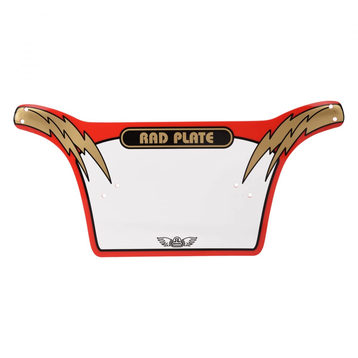 SE BIKES Number Plate Rad Red/Gold  4388