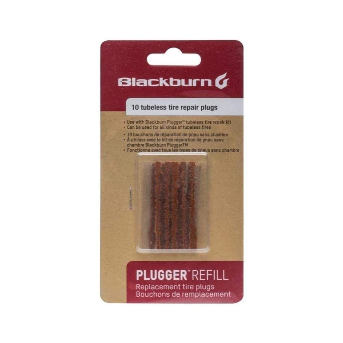 Blackburn 10 Plugger Refills for Bike Tubeless Tire Repair (No Color, 10 Plugger Refills)