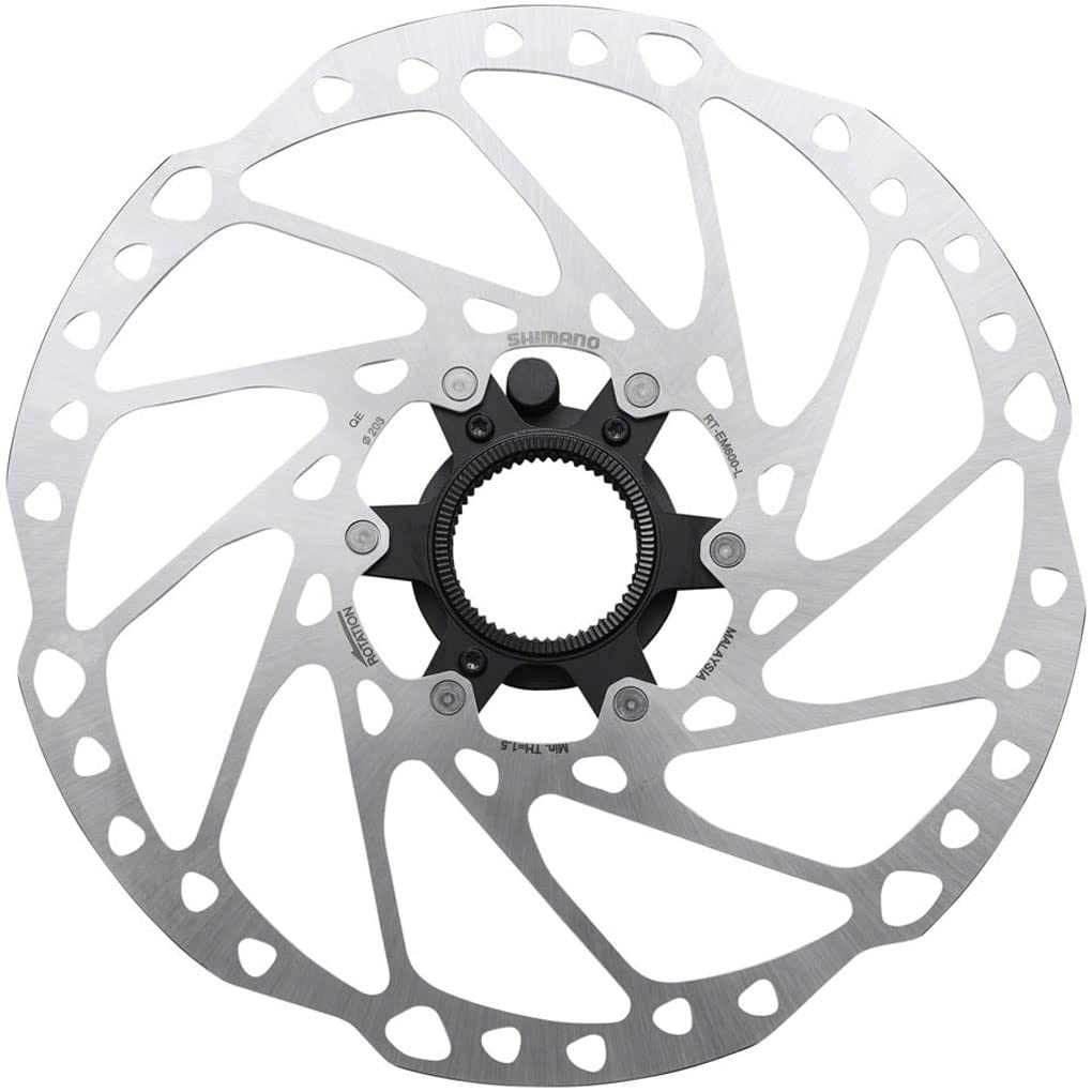 SHIMANO RTEM600 Disc Rotor 203m Center Lock Lockring Design