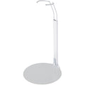 Plymor DSP5125W White Adjustable Doll Stand, fits 10, 11, and 12 inch Slim Waist Dolls, Waist is 1.125 to 1.5 inches wide, 3.25 to 4 inches around, P