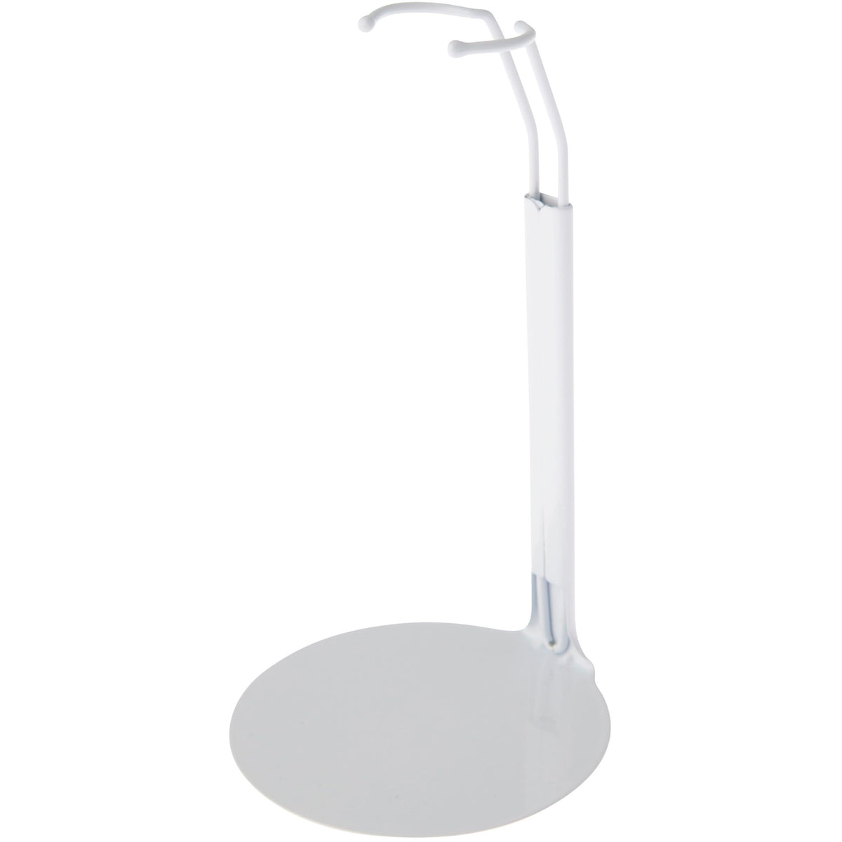 Plymor DSP5125W White Adjustable Doll Stand, fits 10, 11, and 12 inch Slim Waist Dolls, Waist is 1.125 to 1.5 inches wide, 3.25 to 4 inches around, P