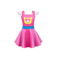 AGRIBAZAAR Flutter Sleeve Dress Daily Clothes Party Dresses Summer Skirt Soft Wear Halloween Outfits