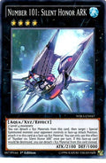 YUGIOH!  Number 101: Silent Honor ARK  WIRAEN047  Super Rare  1st Edition (WIRAEN047)  Wing Raiders  1st Edition  Super Rare