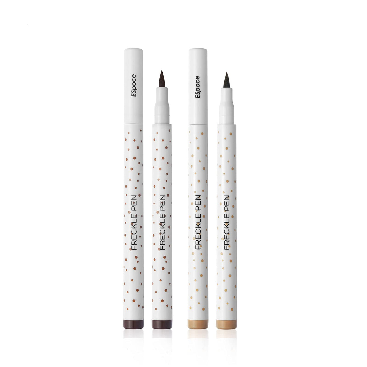 Marine Forest Freckle Pen 2 Colors Waterproof Long Lasting Quick Dry Small Spot Natural Like Face Freckle Makeup Pen, Dark Brown and Light Brown, Upgr