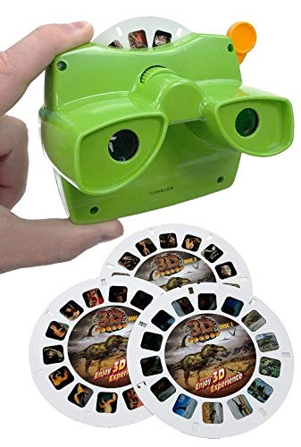 Back to Basics Warm Fuzzy Toys  3D Viewer, Dinosaurs,Multi