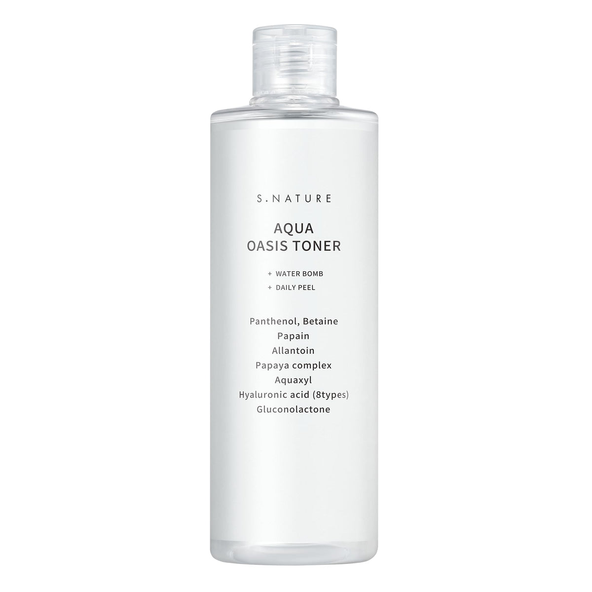 S.Nature Aqua Oasis Toner 300ml | Soothing, Hydrating, Refreshing, Purifying, Calming, Mild Exfoliating | 10.14Fl Oz