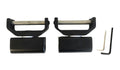 AJ Tack Swivel and Lock Stirrup Turner Black / 3inch