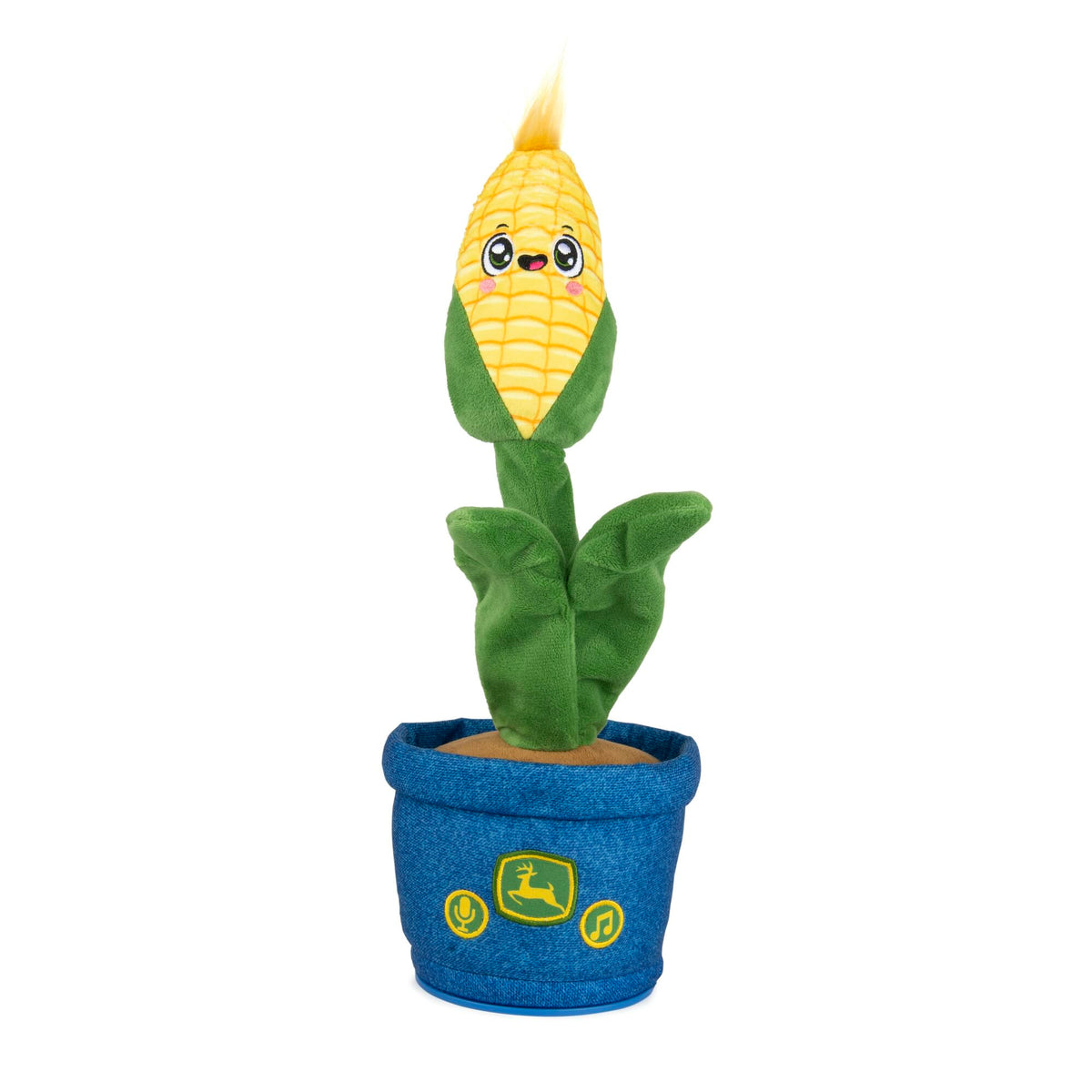 John Deere Toys  Corny Dancer Interactive Plush Toy  Dancing Baby Musical Toy Repeats What You Say and Plays Music  Soft Baby Sensory Toys  Ages 2