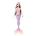Barbie Mermaid Dolls with Fantasy Hair and Headband Accessories, Mermaid Toys with ShellInspired Bodices and Colorful Tails