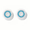 Facial Cleansing Brush Head Replacement Compatible with Clarisonic Mia 1, Mia 2, Mia Fit, Alpha Fit, Smart Profile Uplift and Alpha Fit, 2 Pack Deep P