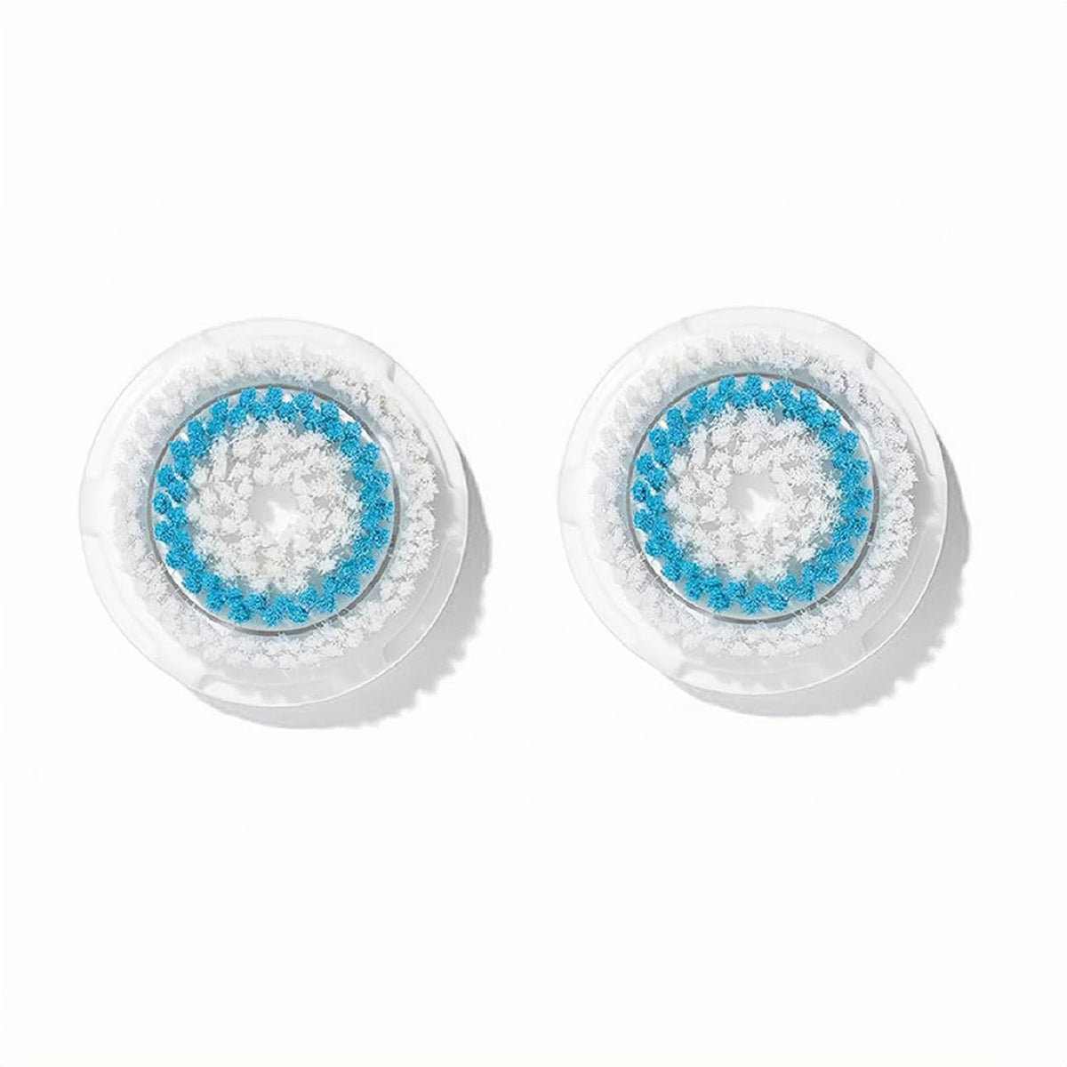 Facial Cleansing Brush Head Replacement Compatible with Clarisonic Mia 1, Mia 2, Mia Fit, Alpha Fit, Smart Profile Uplift and Alpha Fit, 2 Pack Deep P