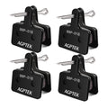 AGPTEK Bike Brake Pads, HighPerformance Brake Pads, Disc Brake Pads & Spring (SemiMetallic) for Mountain Bike Disc Brakes, 4 Pairs Bike Pads, Compat