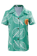Unisex Animal Nook Tom Timmy Shirt Cosplay Costume Short Sleeve Button up Tops,Mens,XXLarge