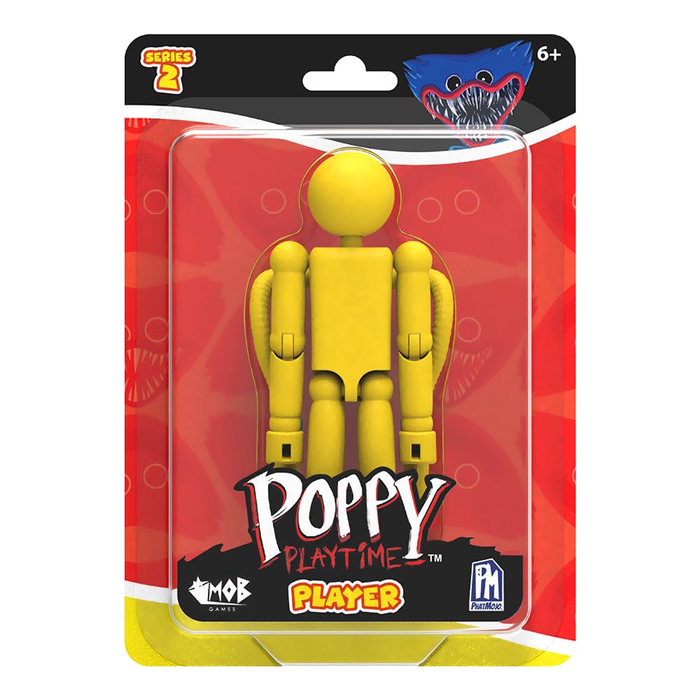 Poppy Playtime  The Player Action Figure (5 Tall Posable Figure, Series 2)