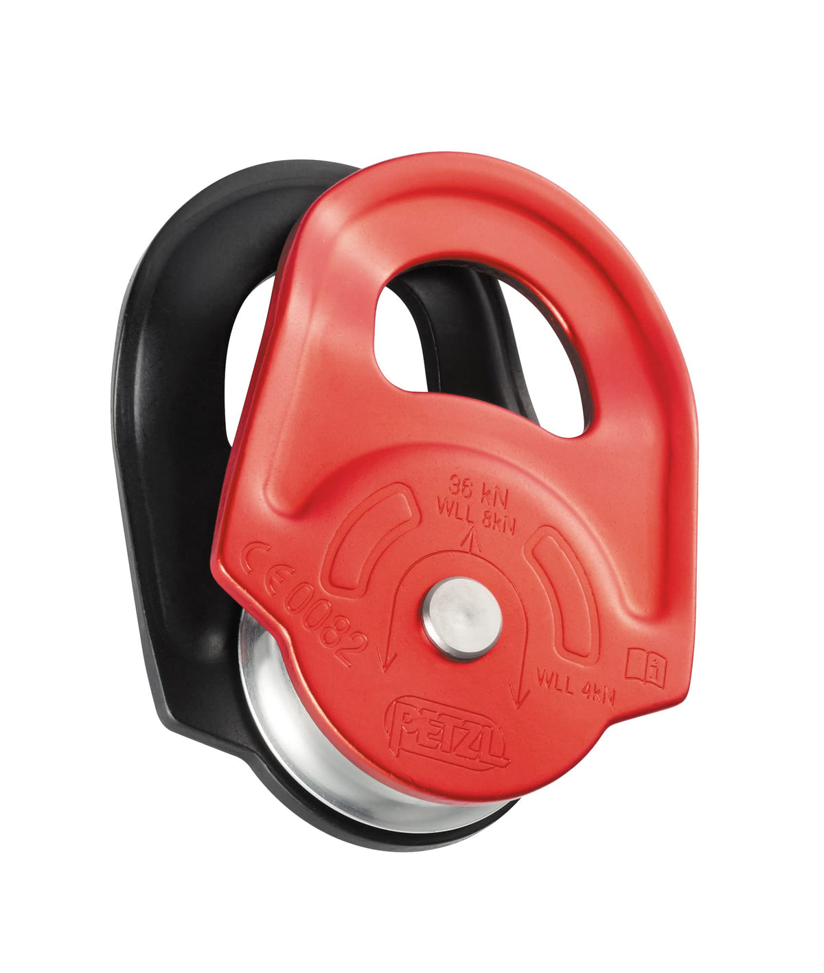 Petzl, Rescue, HighStrength Pulley with Swinging Side Plates