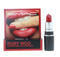 MAC Little Lipstick Color Ruby Woo, Red, Mini (MACS7P004)