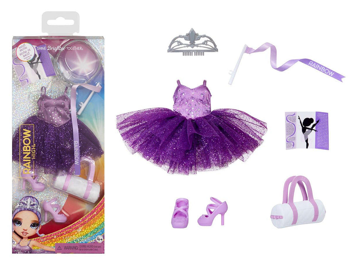 Rainbow High Fashion Pack, Assorted includes 1 Full Outfit, Shoes, Jewelry and Play Accessories. Which Outfit will You Get? Mix & Match to Create Tons