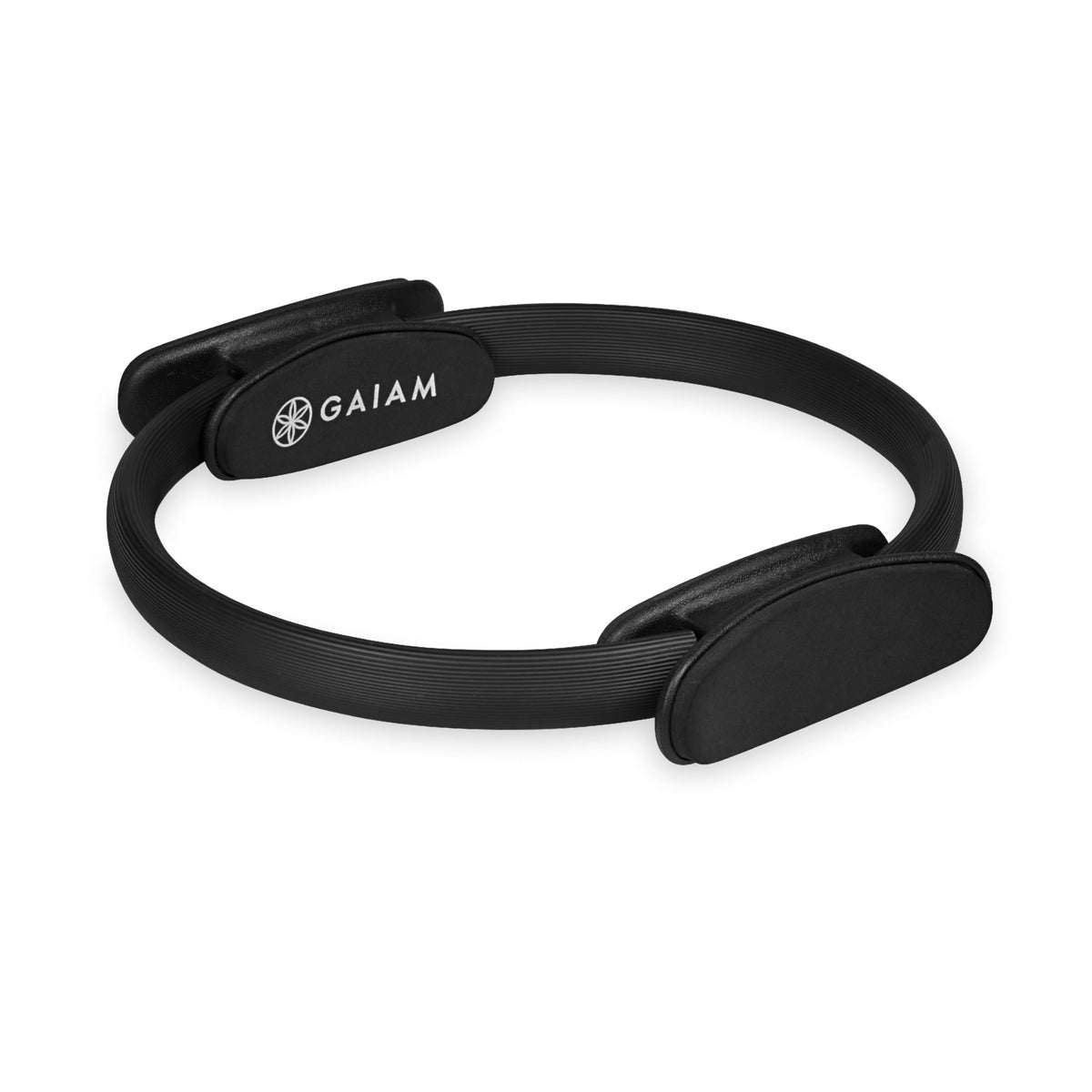 Gaiam Pilates Ring 12inch Fitness Circle  Lightweight & Durable Foam Padded Handles | Flexible Resistance Exercise Equipment for Toning Arms, Thighs/Leg