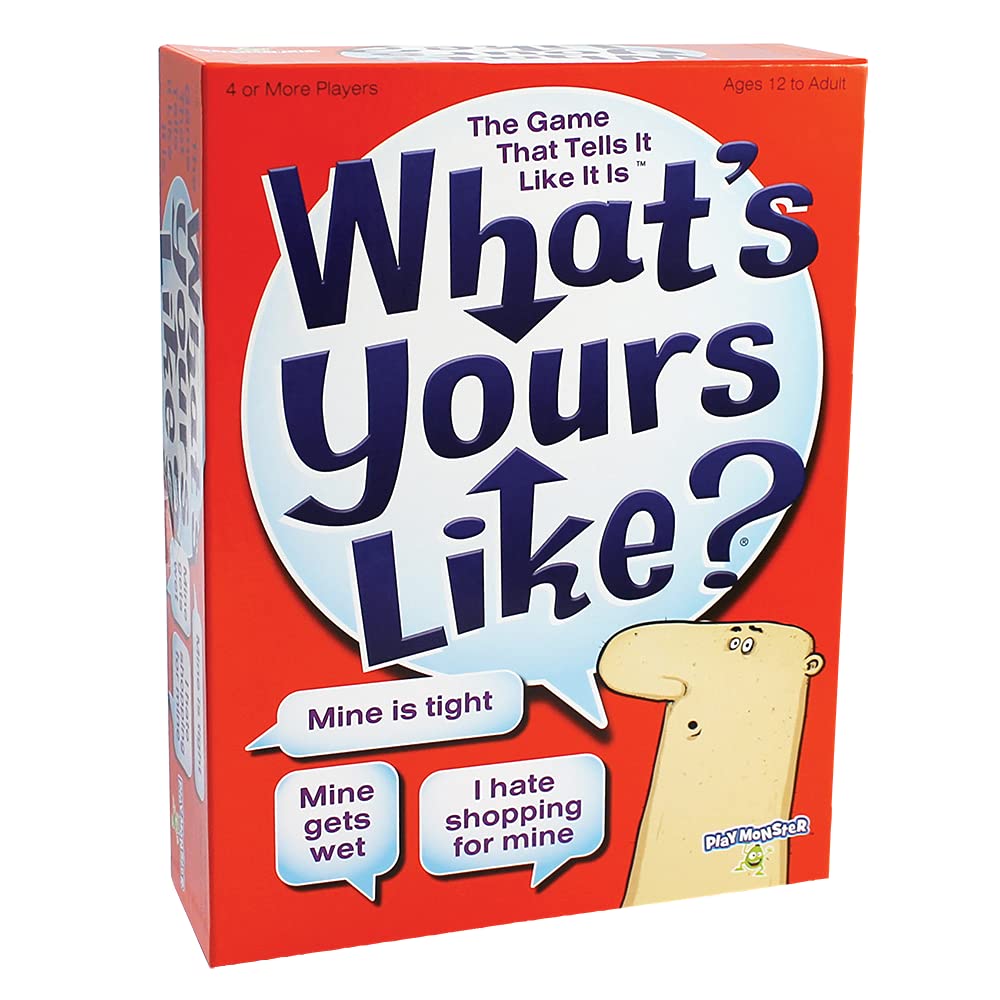 PlayMonster Whats Yours Like?  Hilarious Party Card Game  Describe What Your Guess Word is Like  Ages 12+