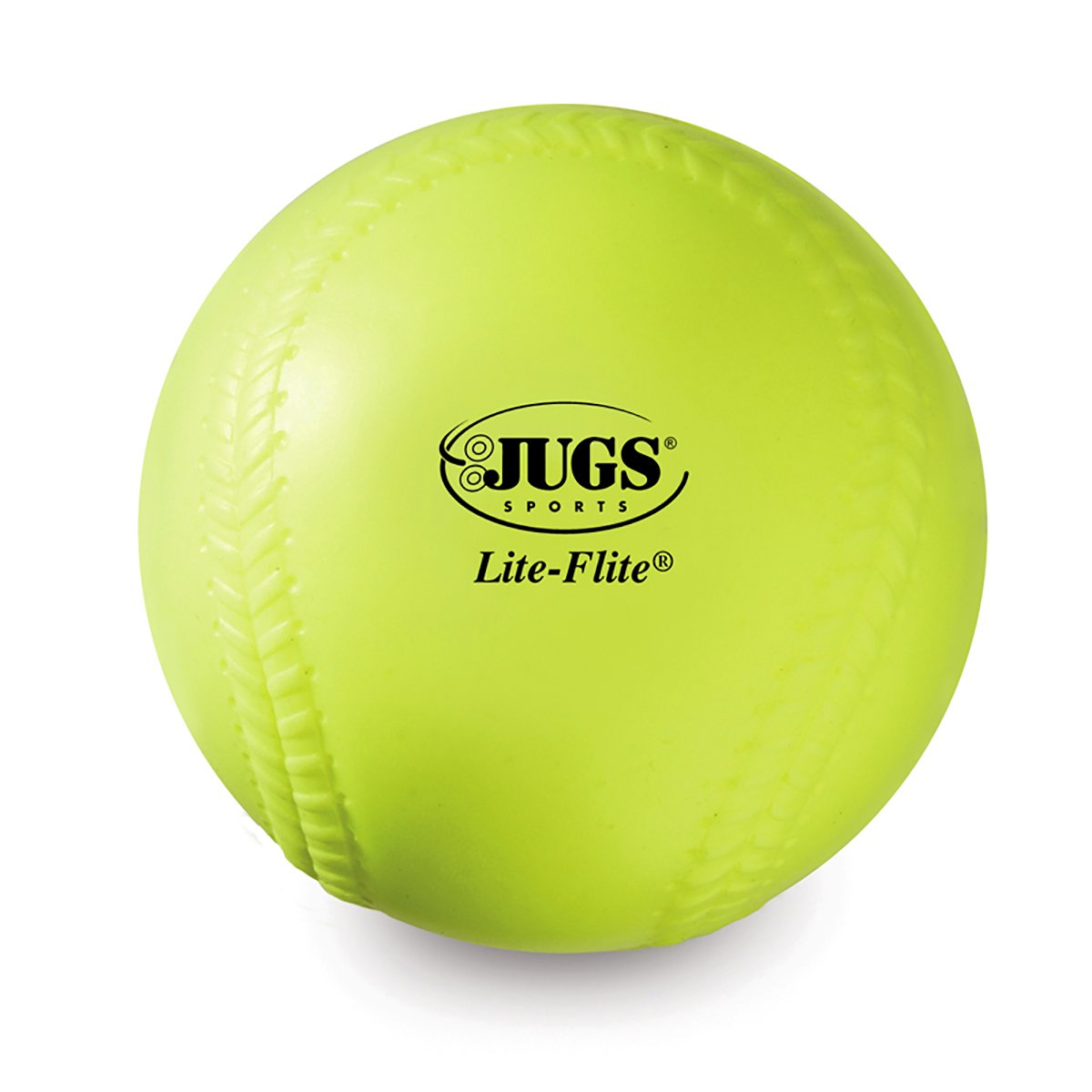 Jugs 12inch Yellow LiteFlite Practice Softballs (One Dozen)
