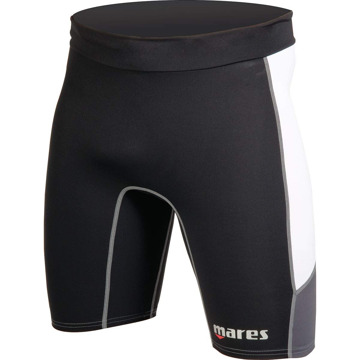 Mares Mens Rash Guard Trilastic Shorts  Medium, Black