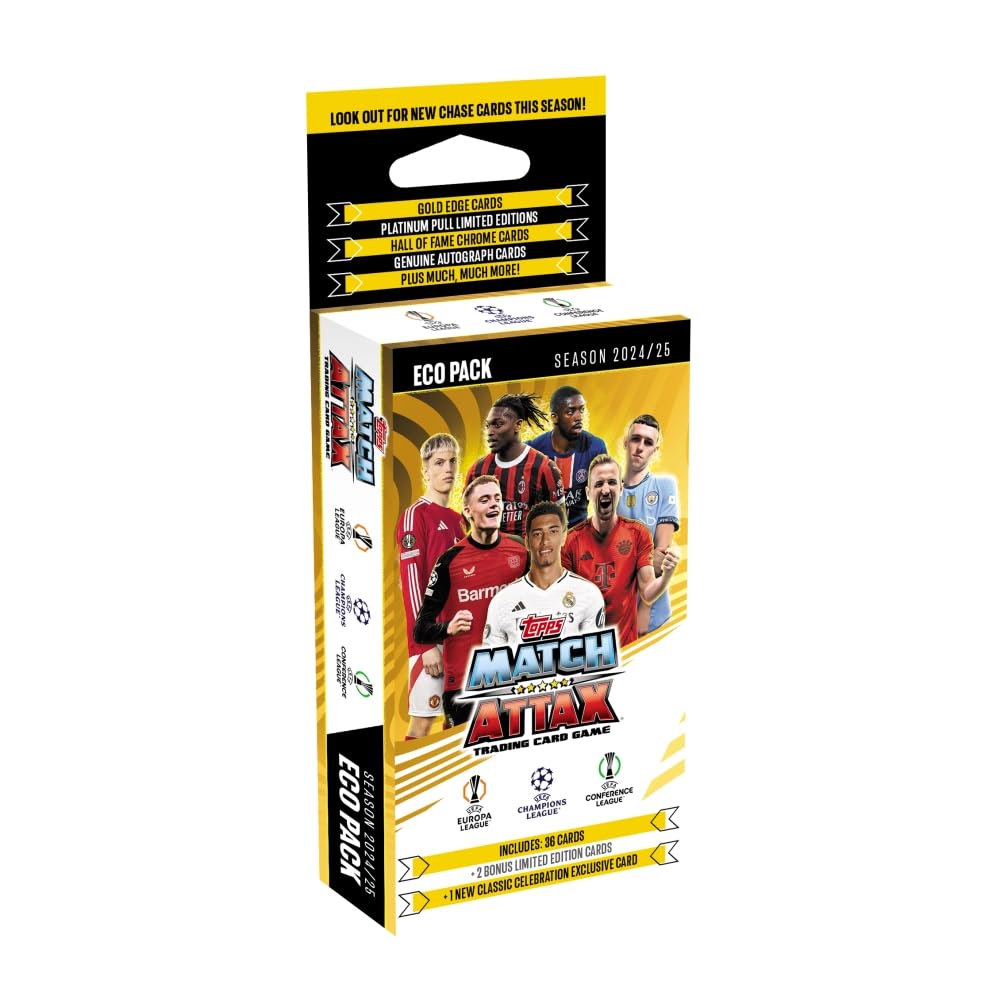 TOPPS Eco Pack Match Attax Cards UCL 2425