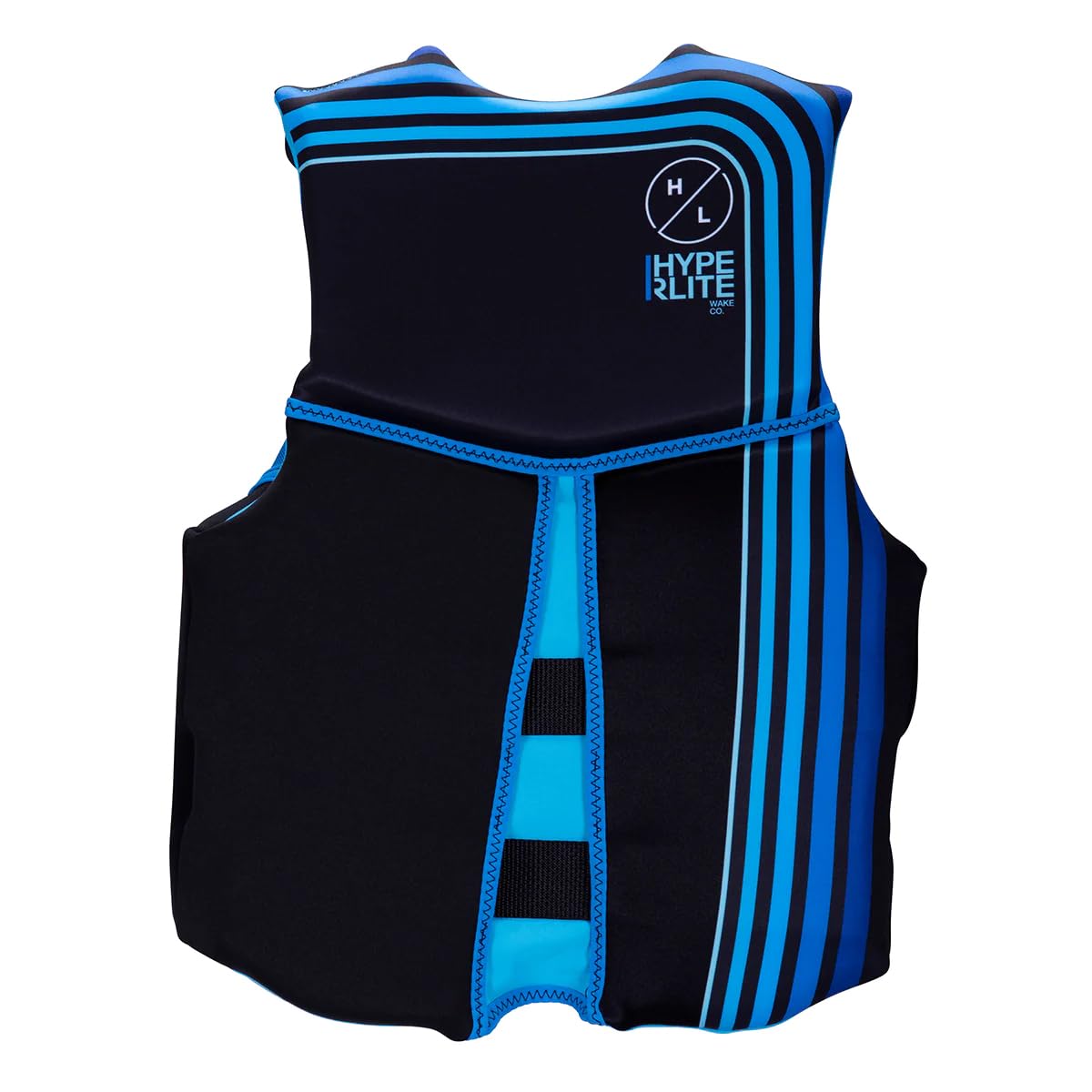 Hyperlite Indy CGA Kids Wakeboard Vest Black/Blue Junior (75125Lbs)