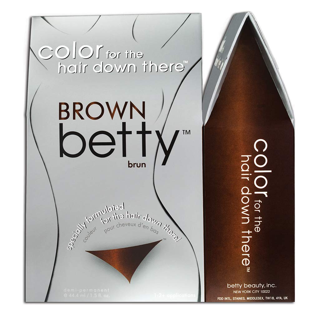 Betty Beauty Brown Betty  Color for the Hair Down There Hair Coloring Kit