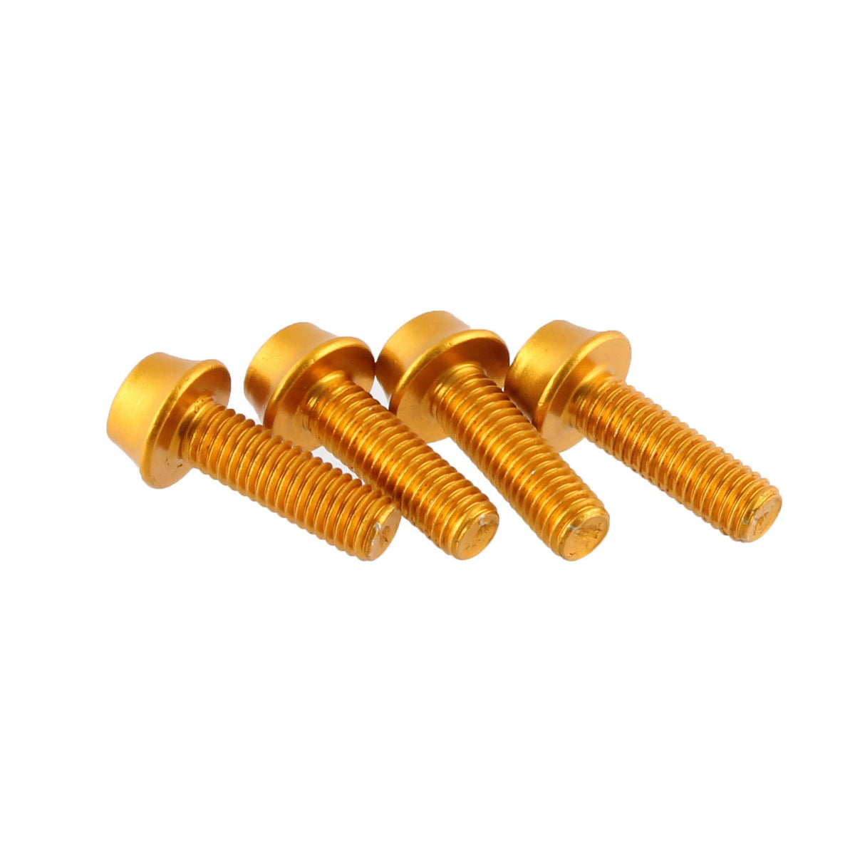 Wolf Tooth Precision Anodized Water Bottle Cage Bolts  4 Pcs. Gold