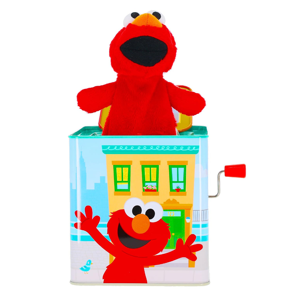 Elmo Sesame Street Toys Jack in the Box Baby Toy, Kid Elmo Toys for Toddlers 13, Developmental Toys for 1 Year Old, Elmo Plush by Kids Preferred