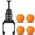 Edinnoda Softball Training Pop | Baseball Pop for Hitting Without a Pitcher(Work with Practice Wiffle Balls, 4 Softballs Included) (4 Orange Balls)