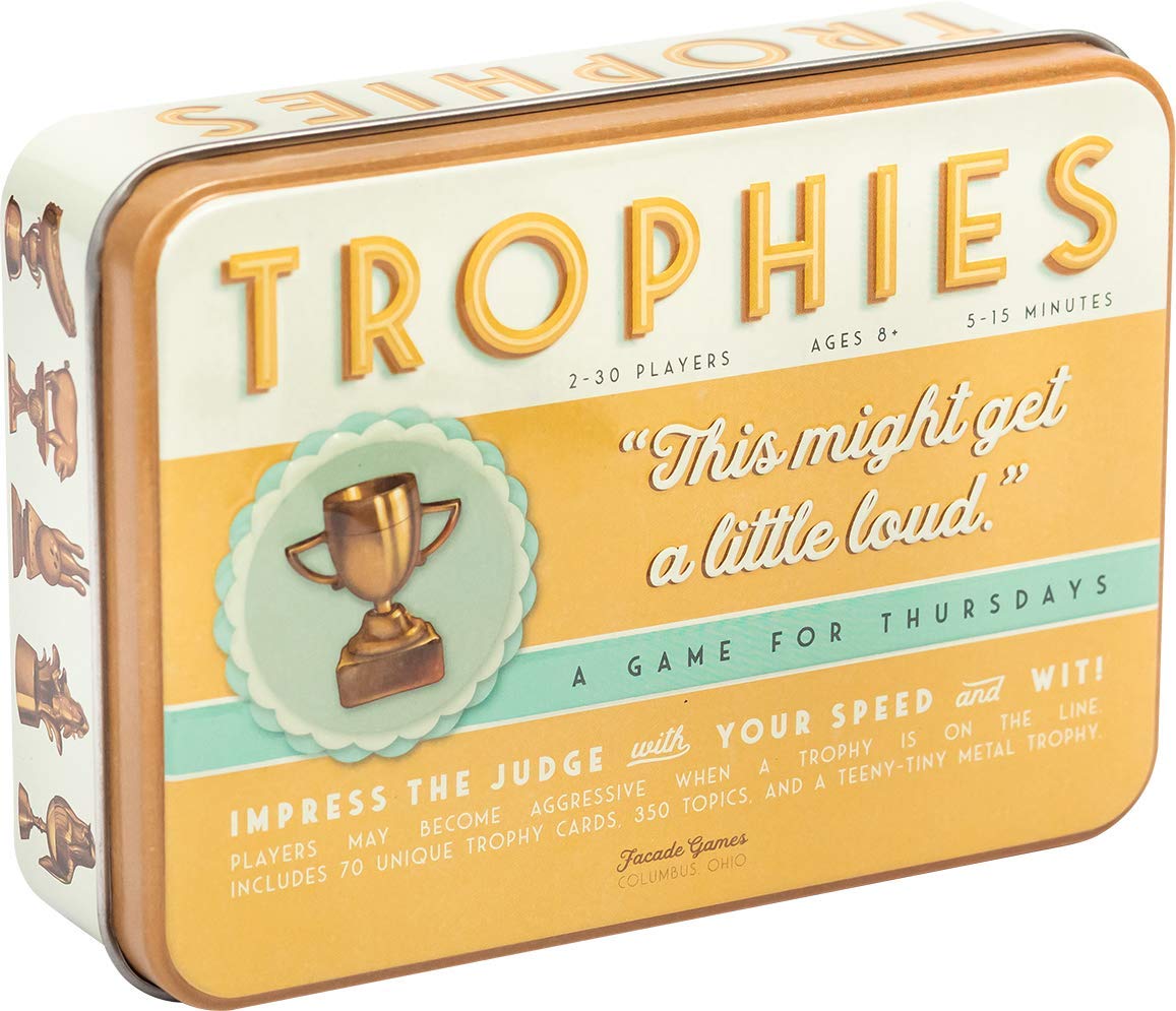 Trophies Card Game  Quick and Simple Word Party Game for 230 Players