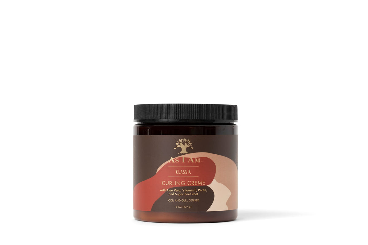 As I Am Curling Creme  8 ounce (Classic Collection)  Lightweight Curl & Coil Definer  HiDefinition and Shine